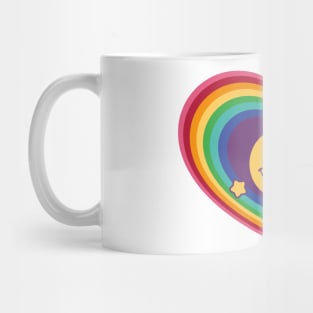 Smile big my rainbow heart Mug